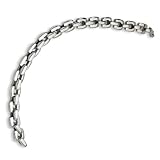 Polished Stainless Steel Necklace - 20 Inches