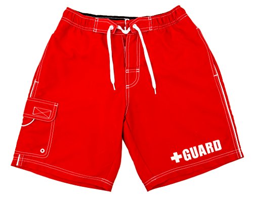 BLARIX Mens Lifeguard Board Shorts Swim Trunks Swimsuit