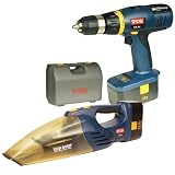 Ryobi CDI-1800CHV Cordless 18V Toughsucker Combo - Hammer Drill Driver & Wet/Dry Vac - Number of batteries i.e. one or two, it is shown with two batteries. Includes charger? Battery capacity?