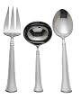 Reed & Barton Sylvan Matte 3-Piece Stainless Steel Serve Set