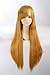 Angelaicos Unisex 80cm Cosplay Costume Halloween Wig Long Straight 31 Inches