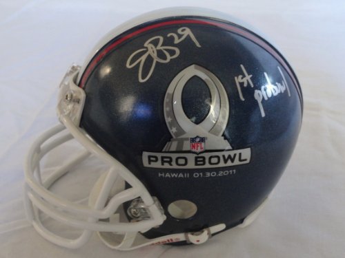 Kansas City Chiefs Eric Berry Autographed 2011 NFL Pro Bowl Riddell Mini Helmet with 