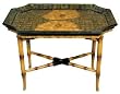 Tray table with stand, Qing Coin pattern Tray table with stand, Qing Coin pattern