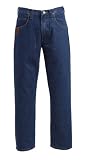 Riggs Workwear By Wrangler Men's Big & Tall Relaxed Fit Jeans, Antique Indigo, 48W x 30L