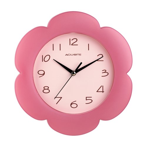 Chaney Instruments Pink Petals Wall Clock