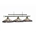 RAM 54" Mission Lotus Pool Table Light - Old Brown