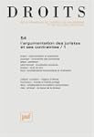 Droits, N� 54,2011 : L'argumentation...