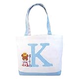 くまのがっこう アルファベットトートバッグ ミント/K