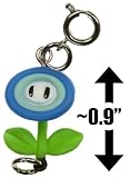 Ice Flower ~0.9" Mini Figure - New Super Mario Bros Wii Zipper Pull/Charm Series (Japanese Import)IMAGE