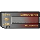 Sony 4 GB High Speed Memory Stick PRO Media (MSX-4GN) (Retail Package)