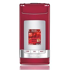 Nokia N76 Unlocked Cell Phone with 2 MP Camera, 3G, MP3/Video Player, MicroSD Slot--U.S. Version with Warranty (Metallic Red)