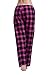 CYZ Women's 100% Cotton Flannel Plaid Pajama/Lounge Pants