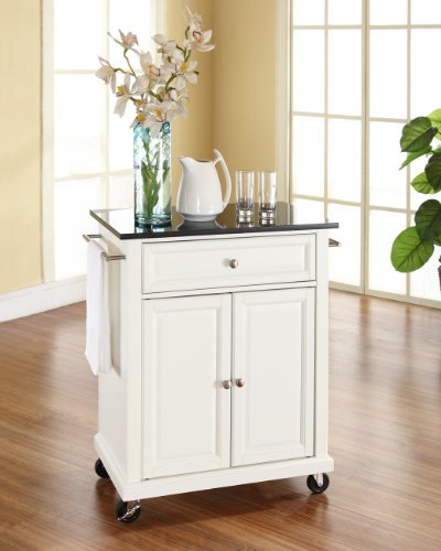 Crosley Furniture KF30024EWH Portable Island Kitchen Cart Crosley Furniture KF30024EWH Portable Island Kitchen Cart