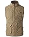 H2H Men's Winter Removable Hooded Padded Vest, Beige US L/Asia XL (KMOV081)