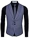 TAM WARE Men's Modern Slim Fit Tailored Vest