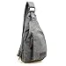 Kalevel Outdoor Travel Crossbody Backpack Casual Chest Bag Men Women (Gray,S)