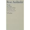 Rose Ausl�nder. Gesammelte Werke: Gesammelte Werke III. H�gel / aus �ther / unwiderruflich: Gedichte und Prosa 1966 - 1975: BD 3