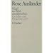 Rose Ausl�nder. Gesammelte Werke: Gesammelte Werke III. H�gel / aus �ther / unwiderruflich: Gedichte und Prosa 1966 - 1975: BD 3