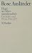 Rose Ausl�nder. Gesammelte Wer