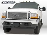 00-04 FORD EXCURSION BILLET GRILLE SUV, BOLT-OVER ALUMINUM POLISHED GRILLE, (WINGS ONLY-2 PC) (2000 00 2001 01 2002 02 2003 03 2004 04) PR-604067