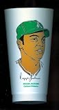 1973 Reggie Jackson Oakland Athletics 7 Eleven Baseball Cup