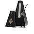Wittner 903304 Plastic Casing Metronome without Bell, Black