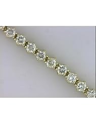 14K Yellow Gold Diamond Bracelet