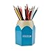 Bao Core BXT Fashionable Adorable Creative Cartoon Pencil Stub Shape Waterproof Pen Pencil Holder Box Cup Blue