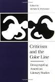Criticism and the Color Line: Desegregating American Literary Studies: 1st (First) Edition