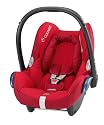Maxi-Cosi 61705951 Cabriofix Kinderautositz Gruppe 0+ (bis 13 kg), ab der Geburt bis ca. 12 Monate, intense red