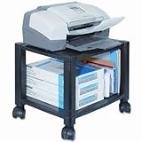 Kantek PS510 - Mobile Printer Stand, 2-Shelf, 17w x 13-1/4d x 11-7/8h, Blac ....