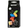 Billy Boy Fun Kondome Sortiment aus farbigen, perlgenoppten, farbig-aromatisierten und extra feuchten Kondomen, 24er Packung