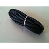 1/4" Black 2:1 Shrink Ratio Heat Shrink - 10' Section