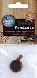 Vintage Collection Small Pendant 1/Pkg-Antique Copper Hammered