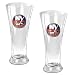 New York Islanders NHL 2pc 16oz Pilsner Glass Set - Primary Logo