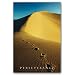 Perseverance - Footprints in Sand by Motivational 24"x36" Art Print Poster