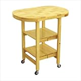 Oasis Concepts 34x22.5x36-in. Oval Folding Table, Natural.