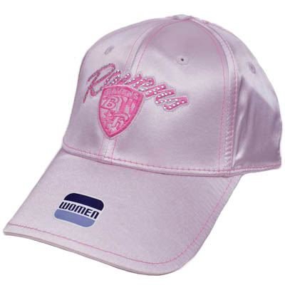 NFL Baltimore Ravens Hot Light Pink Satin Ladies Womens Rhinestones Gems Hat Cap