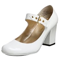 Me Too Women's Rudy Mary Jane,White,8 M