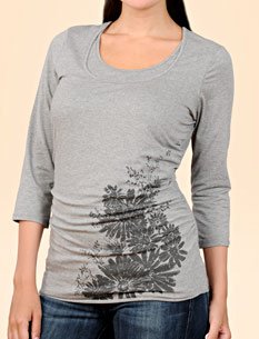 A Pea in the Pod: 3/4 Sleeve Pull Down Double Opening Nursing Top