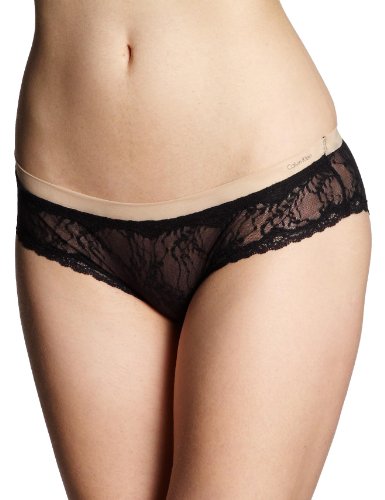 Calvin Klein Underwear Damen Short  D3403E Luxe Hipster, Gr. 38 (M), Schwarz (001 Schwarz) Preisvergleich