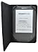 CrazyOnDigital Amazon Kindle 2 Black Leather e-Book Reader Carrying Case Cover (fits 6" display 2nd generation kindle 2) with anti-scratch screen protector for kindle 2
