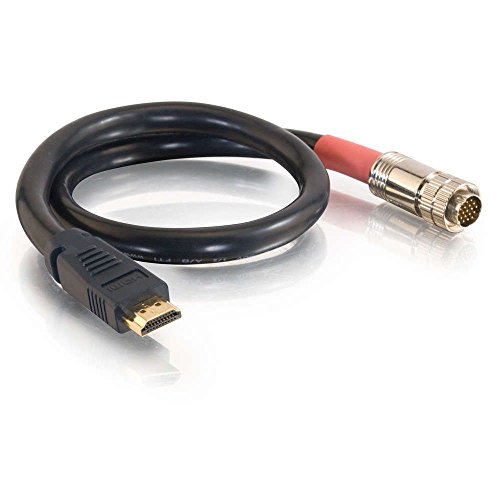 C2G / Cables to Go 42410 RapidRun Digital HDMI Passive Flying Lead, Black (3 Feet) [NOT COAXIAL CABLE]