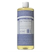 Dr. Bronner's Magic Soaps Pure-Castile Soap, 18-in-1 Hemp Peppermint, 32 Ounce Bottle