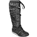 Damen gesteppt Winter Stiefel Boots sportlich Warm 1000-5A