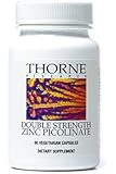 Thorne Research - Double Strength Zinc Picolinate - Well-Absorbed Zinc Supplement - 60 Vegetarian Capsules