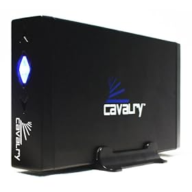 Cavalry Storage CAXM Green Series 1 TB 5400 - 7200 RPM USB/eSATA External Hard Drive CAXM3G01T0 - Includes eSATA Kit