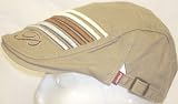Imported Beige Color Sun Visor with Stripped Trim