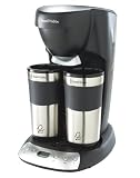 Cafe Torino by Russell Hobbs 13796 Digital Take 2 Coffee Maker with stainless steel flasks