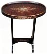 Wooden side tray table - 'Sterling Rose' design
